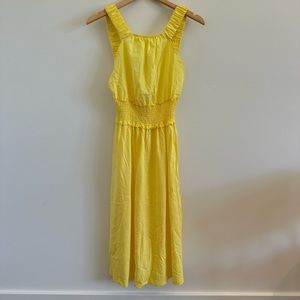 Zara Midi Yellow Sundress
